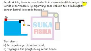 Cara mudah Menentukan Percepatan dan Tegangan Tali - Fisika SMA