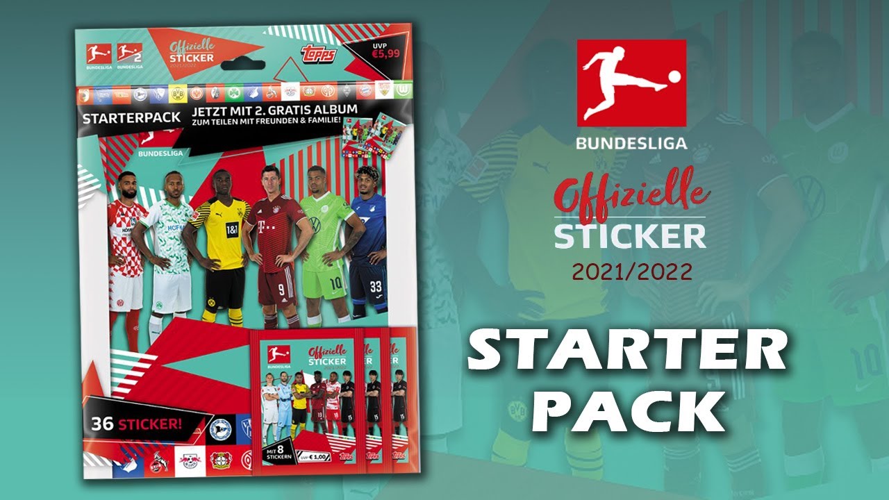 Starterpack Topps Bundesliga Sticker Saison 2021/2022 