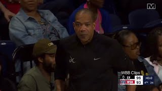 Last 43 seconds of Las Vegas Aces vs Washington Mystics
