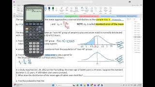 Statistics OER - Section 6-1-b Central Limit Theorem for Sample Means Part B