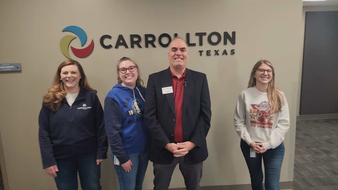 Mayor of Carrollton city Steve Babick with his staff wishing a Happy Ramadan 2024 to all Muslims