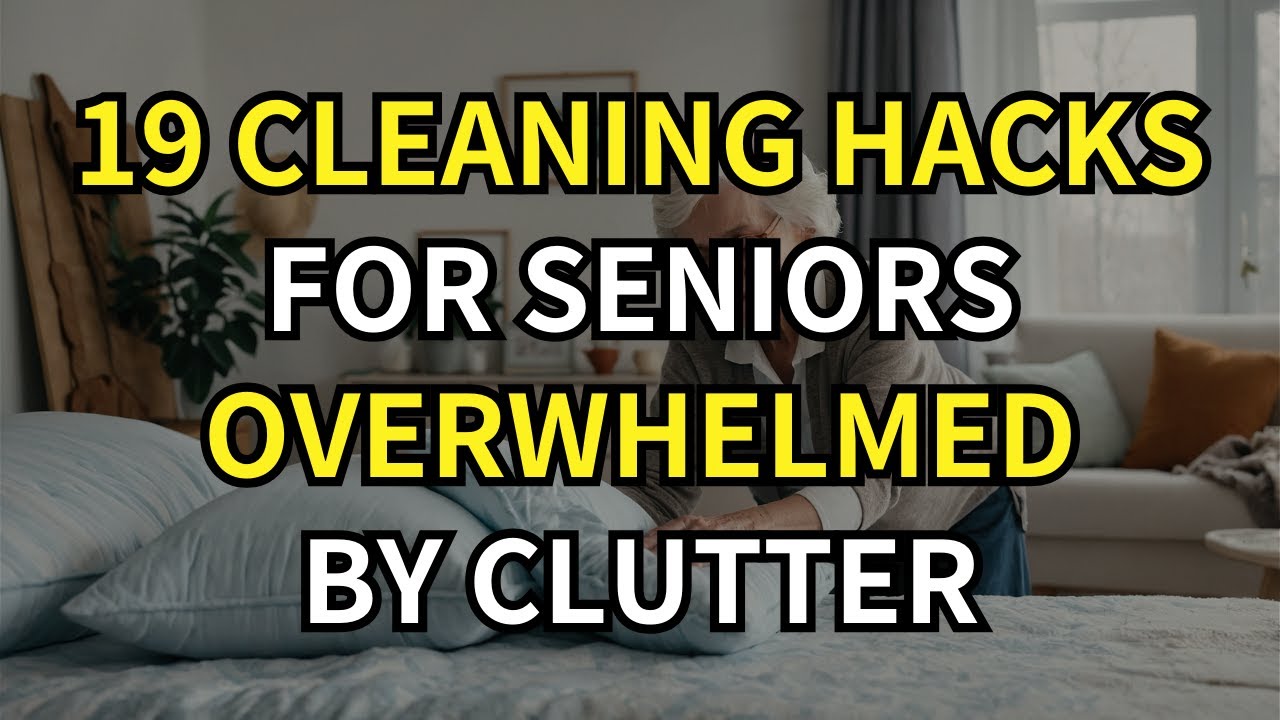 19 Cleaning Hacks For Seniors When Completely Overwhelmed by Clutter