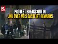 Clashes Reported Between ABVP &amp; Left Student Groups In JNU Over VC's Casteist Remarks, Stone Pelted