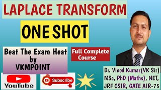 One Shot | Laplace Transform in Hindi | laplace transform engineering mathematics | vkmpoint