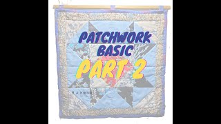 Hanging Wall Big Star Half Square Triangle Pattern for Patchwork Basic (Part 2}