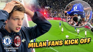 MILAN ULTRAS STORM CHELSEA after 3-0 LOSS