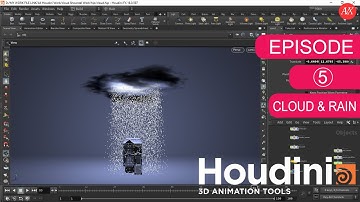Houdini Cloud - Rain Fx Tutorial | Episode 5 | In Hindi | Cloud   Rain Effects Tutorial |