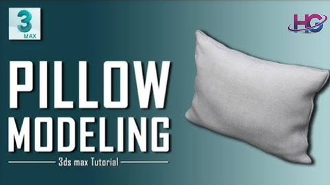 How To Make Pillow In 3ds Max Using Cloth Modifier | Pillow Modelling in 3dsmax !!