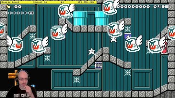 7 by 7 Cube by xredxhawkx / 1D0-5DF-62H / Mario Maker 2 Puzzle solution