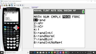 TI-84: Finding a Factorial