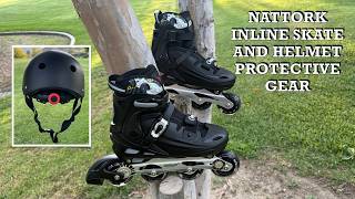 Nattork Blade Racers Inline Skates & Helmet | Unboxing, Setup & First Try