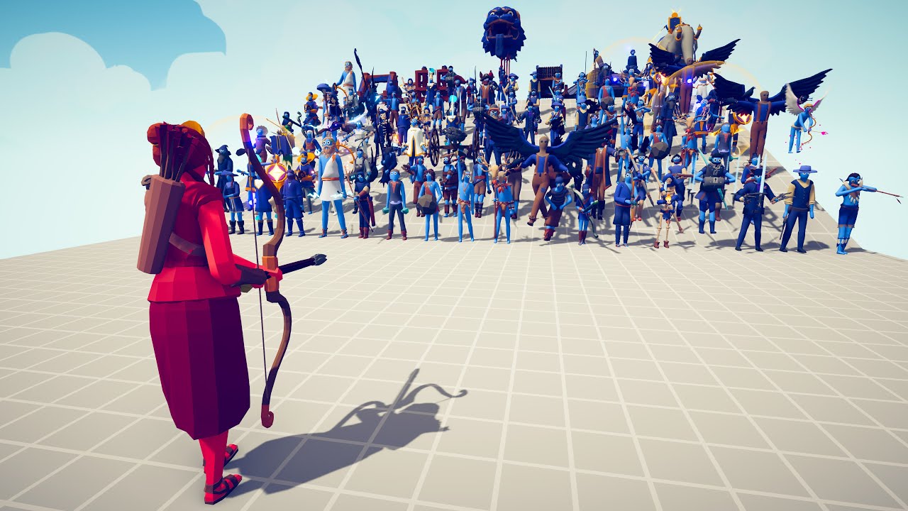 ARTEMIS vs RANGED Team - Totally Accurate Battle Simulator TABS