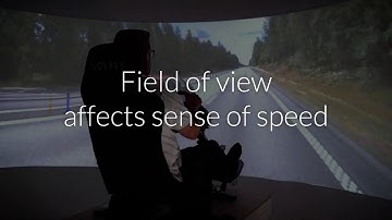 Field of view affects sense of speed