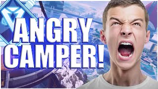 Camper gets Mad When i Take IGL (Apex Legends)