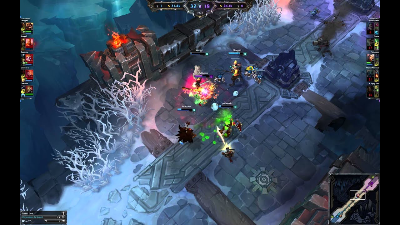 Sarakrama's 1st Pentakill (Heimer) - Slow Motion