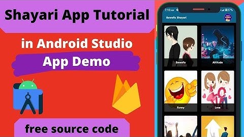 How to Make Shayari App in Android Studio | Shayari App Kaise Banayen |  शायरी App कैसे बनायें