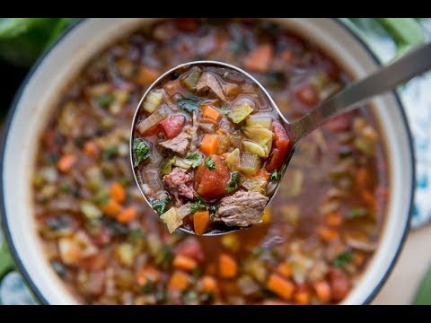 Quick and Easy Beef Barley Vegetable Soup Recipe