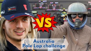 Max Verstappen's Pole Lap Challenge | Australia Formula 1 GP