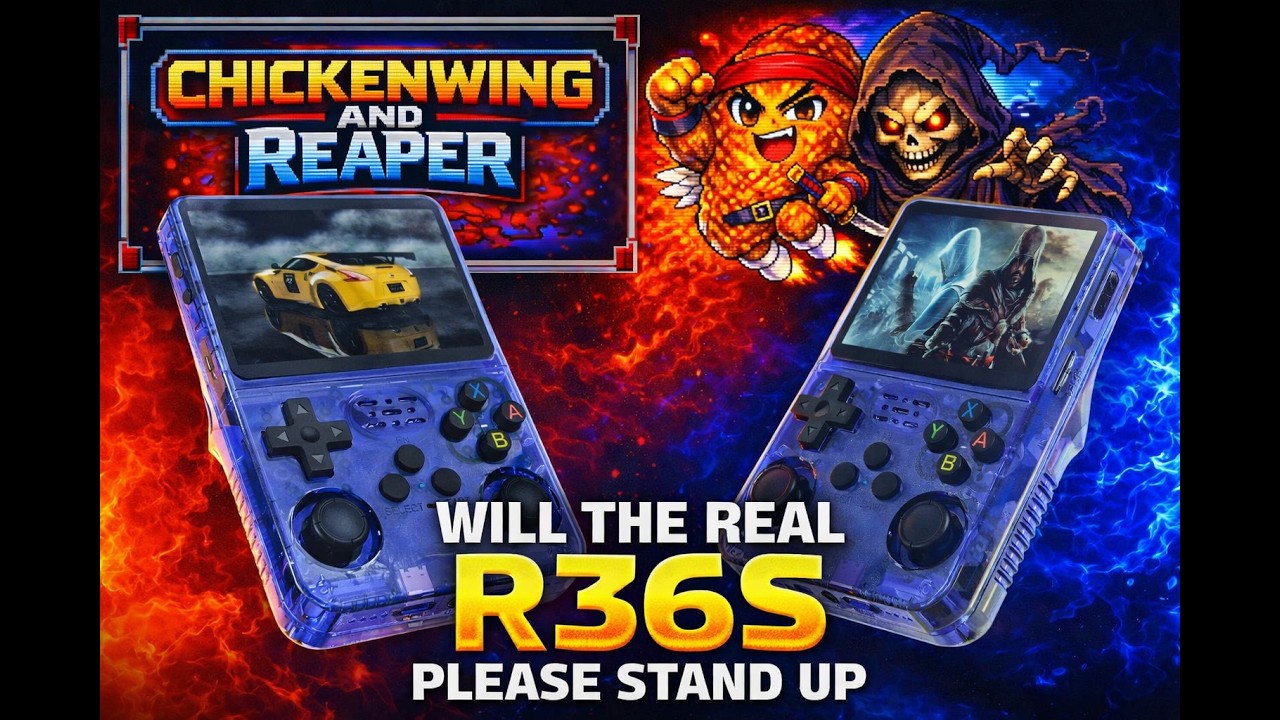 Will the real R36S please stand up?! #chickenwingandreaper #gaming