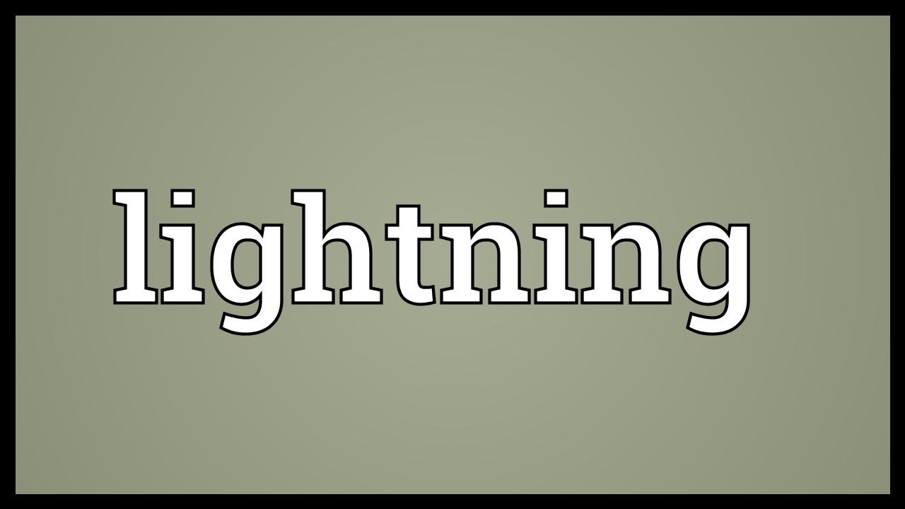 Lightning Meaning YouTube