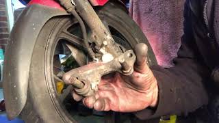 How to change Honda cbf 125 front brake pads by Richards home mechanics 1,989 views 2 years ago 26 minutes