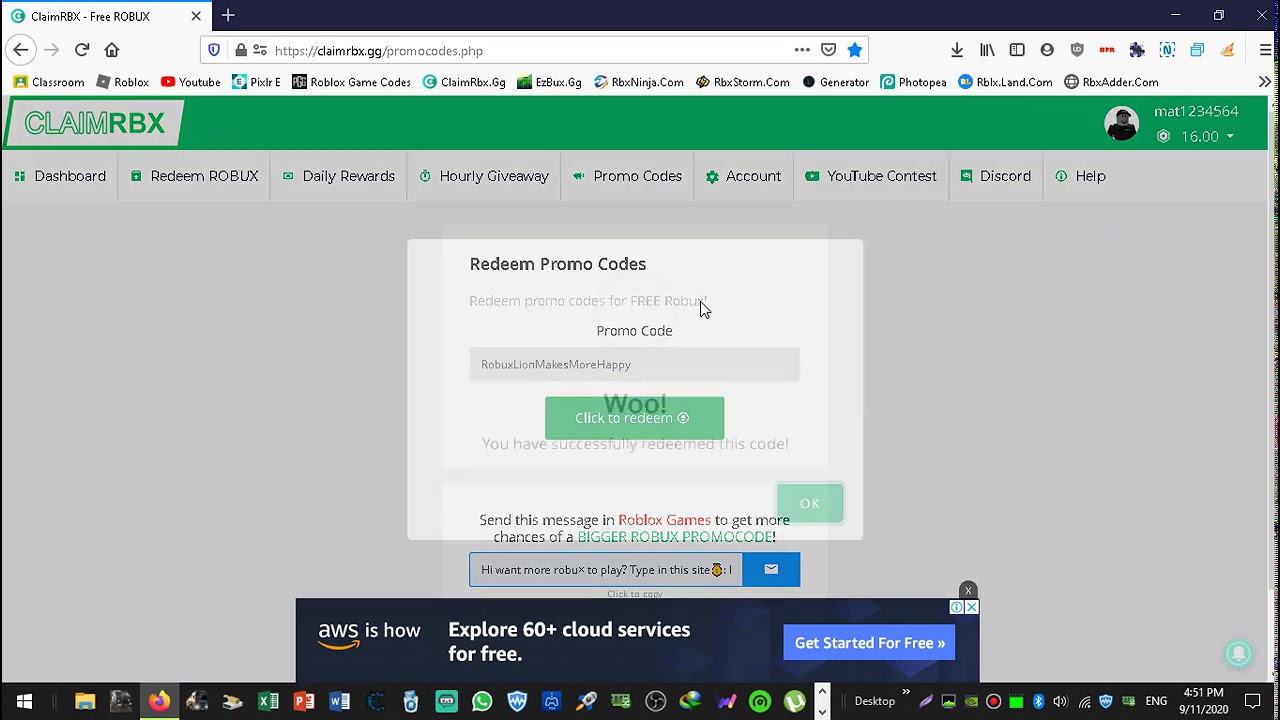 Claimrbx Gg Working Promocode 9 11 2020 Youtube - claimrbx codes september 2020