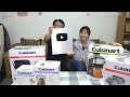 youtube 10萬訂閱獎牌開箱 萬元小家電抽獎好康分享 感謝回饋 ft.美膳雅Cuisinart｜乾杯與小菜的日常