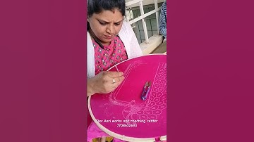 Aari peacock feather work blouse tracing and making #aariwork #aariclass #aaridesigns #aaritracing