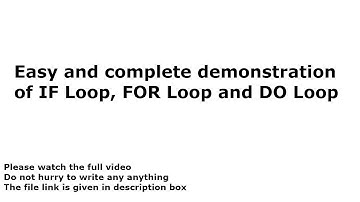 The demonstration of  If, For and Do Loop   (Mathematica tutorials-06)