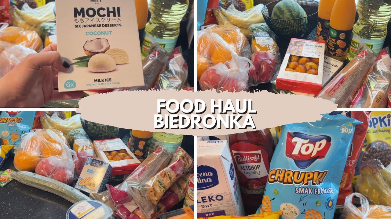 FOOD HAUL BIEDRONKA🛒CENY SZALEJĄ🙈 POLECAM TEGO SPRÓBOWAĆ!😋