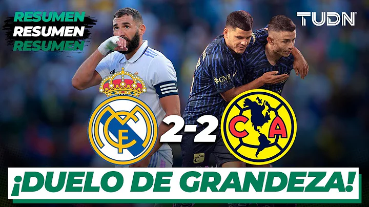 Resumen y goles | Real Madrid 2-2 Amrica | Amistos...