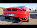 Ferrari F430 with Straight Pipes! F1 KILLER SOUNDS!!