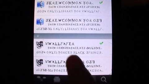 How to get a moving background on a iphone or ipod touch