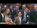 La broma de Cristiano Ronaldo a su hijo que hizo reír al público en su homenaje