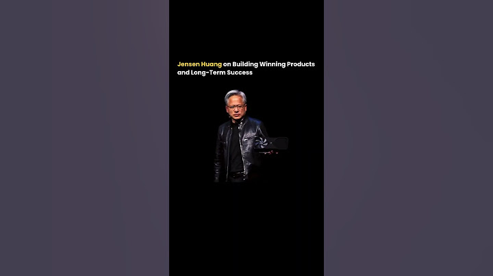 NVIDIA CEO Jensen Huang on Building Winning products and Long term success