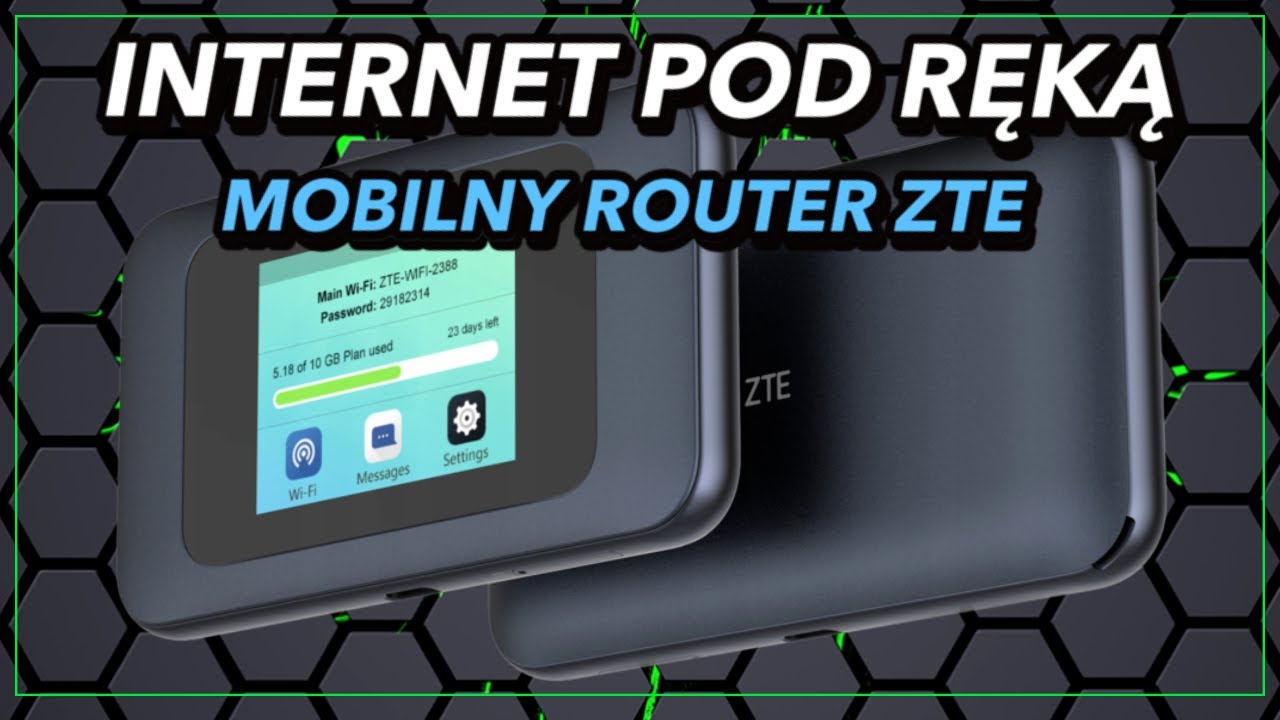 Internet na wakacjach - Mobilny Router z 4G dwuzakresowy ZTE MF985T ...