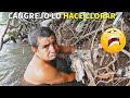 CANGREJEANDO EN EL RÍO LEMPA! CANGREJO LO HACE LLORAR CON SU MORDIDA!