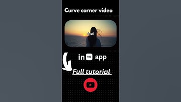 Rounded Video Corners in VN App   #VNApp  #VideoEditing #CurveCorner #VN #shorts #viral