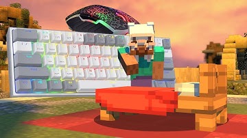 Hive Bedwars | Keyboard & Mouse ASMR | Handcam | Shaders