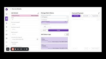 How to Change Job Status (Desktop Version) - ServiceNear.in