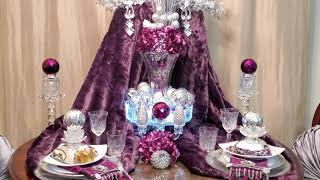 Passionate Purple Tablescape 2020 #passionatepurpletablescape2020 #tablescape #tablesetting