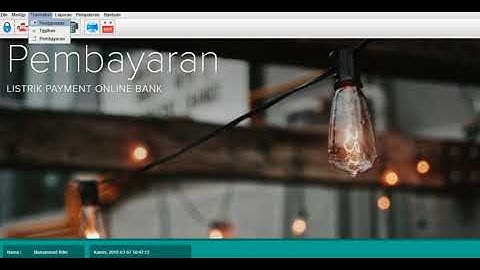 DEMO Aplikasi Pembayaran Listrik V.0.0.1 [Java/Dekstop] UJIKOM 2018