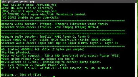 FFMPEG basics