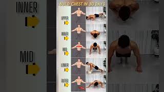 build chest in 30 days #ytshorts #shorts #pushups #chest #fitness #workout #exercise #calesthenic