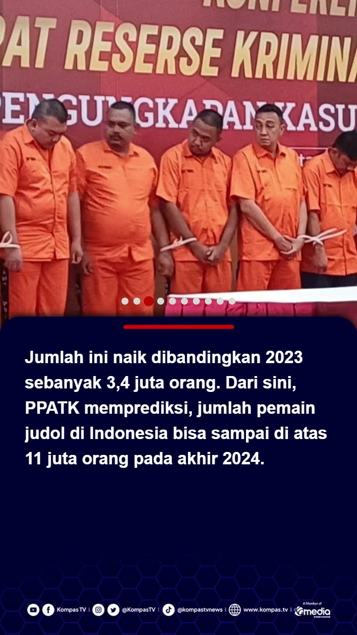 PPATK: Jumlah Pemain Judol Bisa Capai 11 Juta Orang Lebih pada Akhir 2024 #judol #judionline