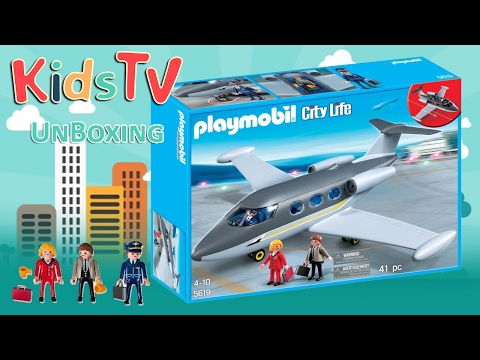 playmobil city life plane