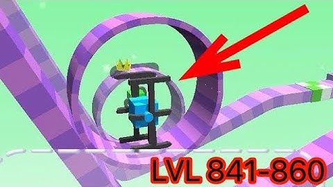 Draw Climber - LVL 841-860 - Gameplay Walkthrough