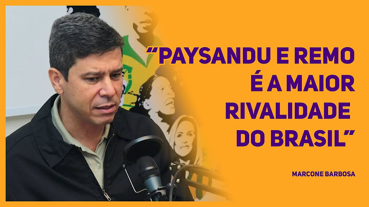 MARCONE BARBOSA - “PAYSANDU E REMO É A MAIOR RIVALIDADE DO BRASIL”