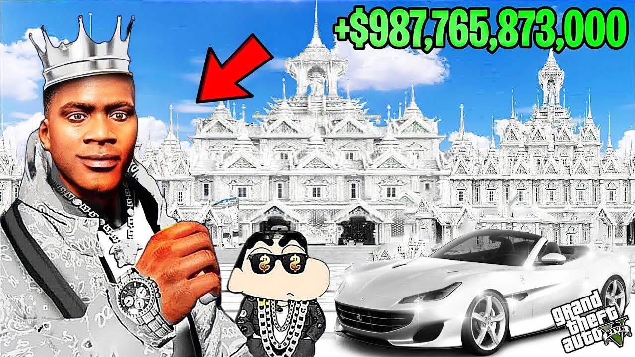 FRANKLIN TOUCH ANYTHING BECOME DIAMOND ll EVERYTHING IS FREE IN GTA 5
