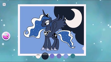 My Little Pony Color By Magic Gameplay A new beginning 2021-Budge Studios -pony game for kids